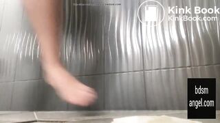 She poops her panties , then poops on the floor