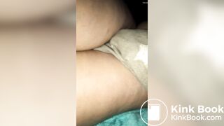 Amateur Milf sleeping scat in Panty with dry dirty sole