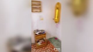 Cute tik tok girl pooping