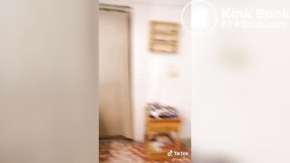 Cute tik tok girl pooping