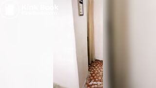 Cute tik tok girl pooping