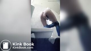 Girls pooping, pornera in the toilet 7