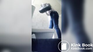 Girls pooping, pornera in the toilet 7