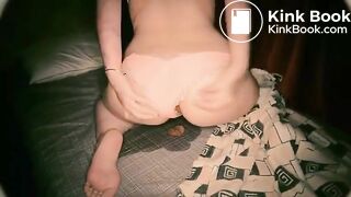 Making a mess in bed..