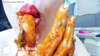 Cam Slut Does Dirty Anal and Tastes Part 2