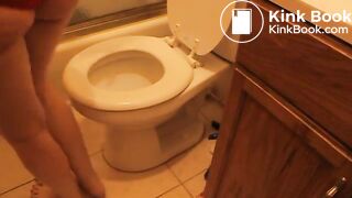 On toilet. - video 22