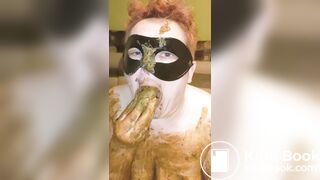 Suck dildo made ftom shit