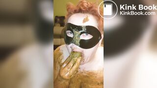 Suck dildo made ftom shit