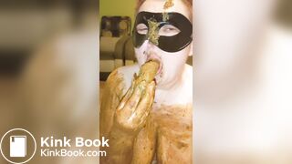 Suck dildo made ftom shit