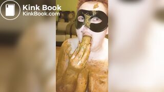 Suck dildo made ftom shit