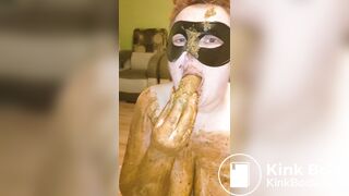 Suck dildo made ftom shit