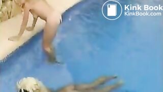 Poop in pool