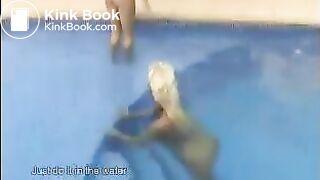Poop in pool