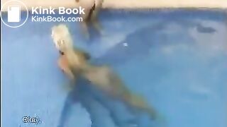 Poop in pool