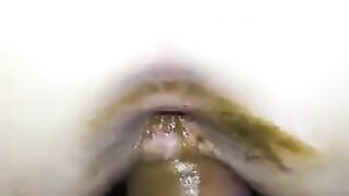 Dirty Ass Slut Gets Pussy Fucked By Shit Covered Cock