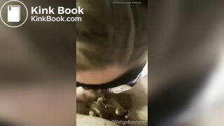 cheerleader scat blowjob snippet