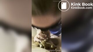 cheerleader scat blowjob snippet