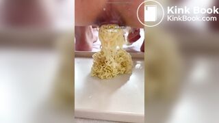 Chinese girl poop comp
