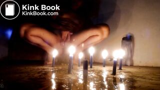 Squirting Out Candles & Pooping