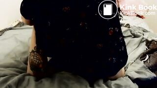 Shitting Her Diaper and Masturbating to an Orgasam