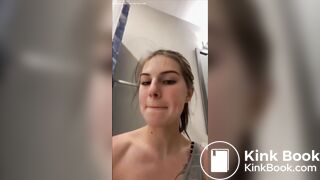Hot girl shitting + closeups
