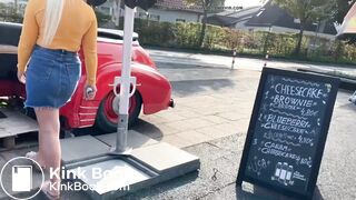 Public shit outdoor restaurant