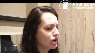 hot chick public toilet diarrhea