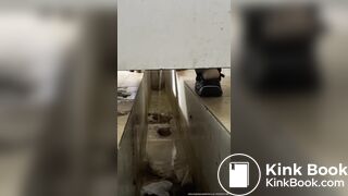 Diarrhea pooping in Chinese female toilet