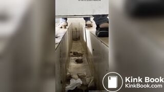 Diarrhea pooping in Chinese female toilet