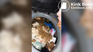 Scat swallows from Porta potty