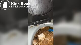 Scat swallows from Porta potty