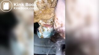 Scat swallows from Porta potty