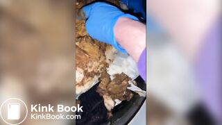 Scat swallows from Porta potty