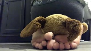 Teen poops leggings on bear