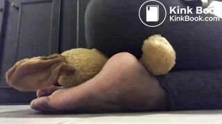 Teen poops leggings on bear