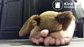 Teen poops leggings on bear