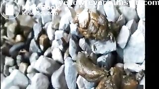 Frantic search for something to wipe with