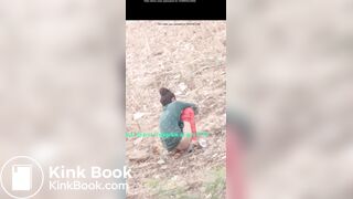 Village girl outdoor shitting video