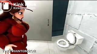 (Quickie) Extra thick Pauline and the Tiny Toilet
