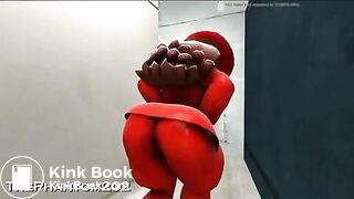 (Quickie) Extra thick Pauline and the Tiny Toilet