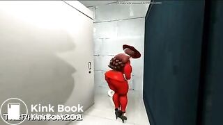 (Quickie) Extra thick Pauline and the Tiny Toilet