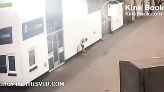 Girl poo on wall