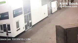 Girl poo on wall