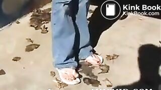 Beautiful girl poop - video 9