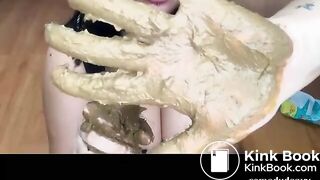 latina dildo shitting