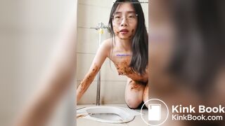 武汉陈洁莹吃屎6