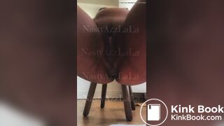 Girl tries to poop but doesn’t get much