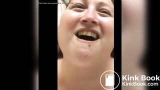 Sexy bbw shits and eats it