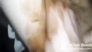 Hairy pussy scat fuck