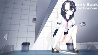 Peeping on honor students in the bathroom